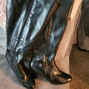 Black Leather Boots